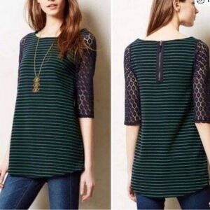 💖 Mix & Match: 4 for $25! 💖 

Anthropologie Postmark Forest Green Tunic Top